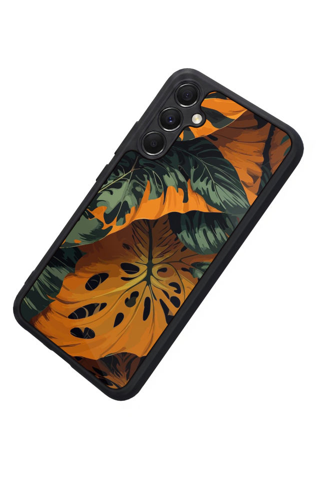 Samsung Galaxy M34 Uyumlu Botanik Tasarımlı Glossy Premium Kılıf