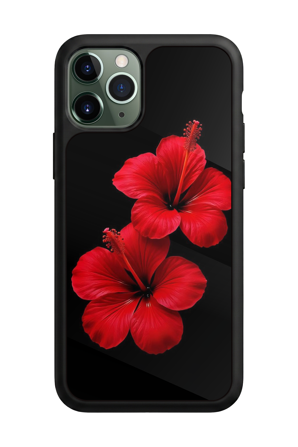 iPhone 11 Pro Uyumlu Cicek Tasarımlı Glossy Premium Kılıf