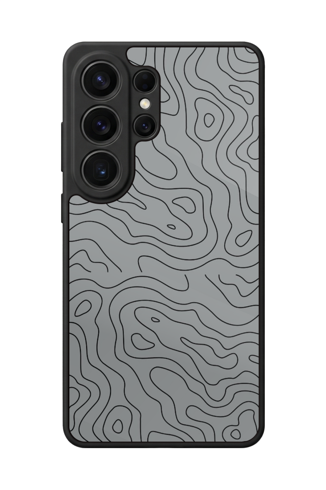 Samsung Galaxy S26 Ultra Uyumlu Çizgi Sanatı Tasarımlı Glossy Premium Kılıf