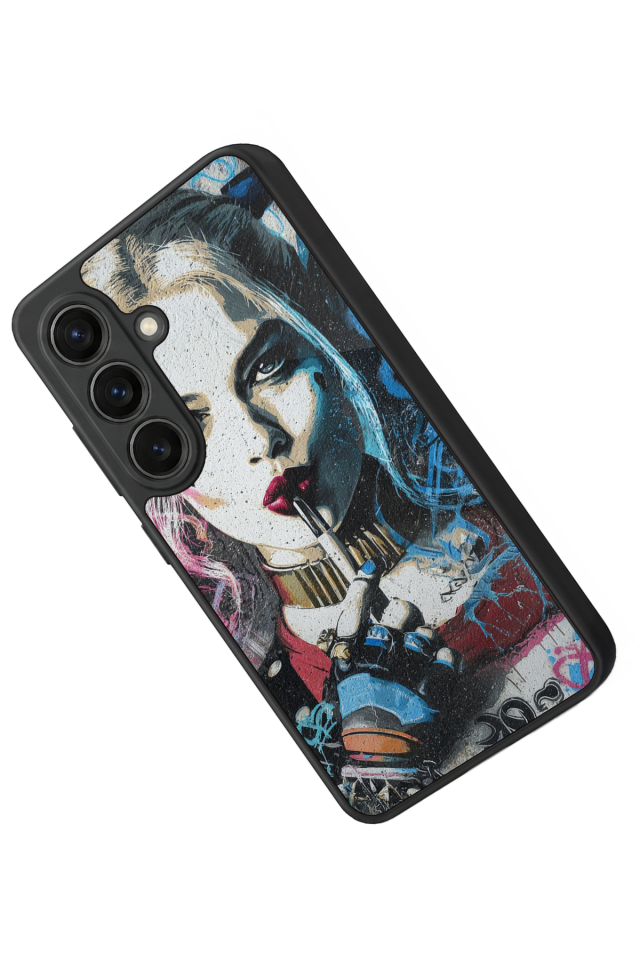 Samsung Galaxy S26 Uyumlu HarleyQueen Tasarımlı Glossy Premium Kılıf