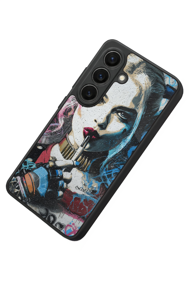 Samsung Galaxy S26 Uyumlu HarleyQueen Tasarımlı Glossy Premium Kılıf