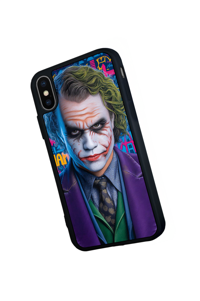 iPhone X/ XS Uyumlu Joker Tasarımlı Glossy Premium Kılıf