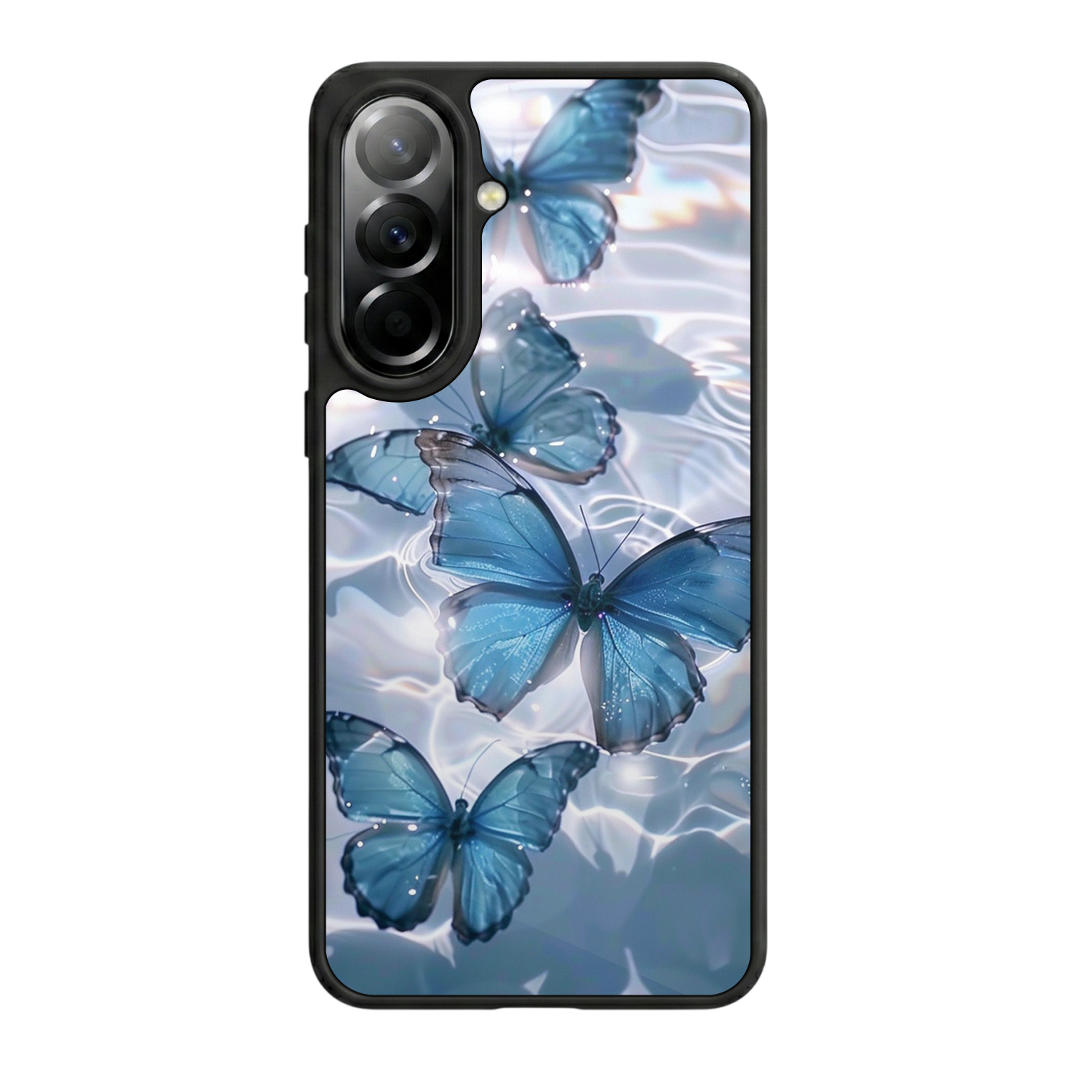 Samsung Galaxy A37 Uyumlu Kelebek Tasarımlı Glossy Premium Kılıf