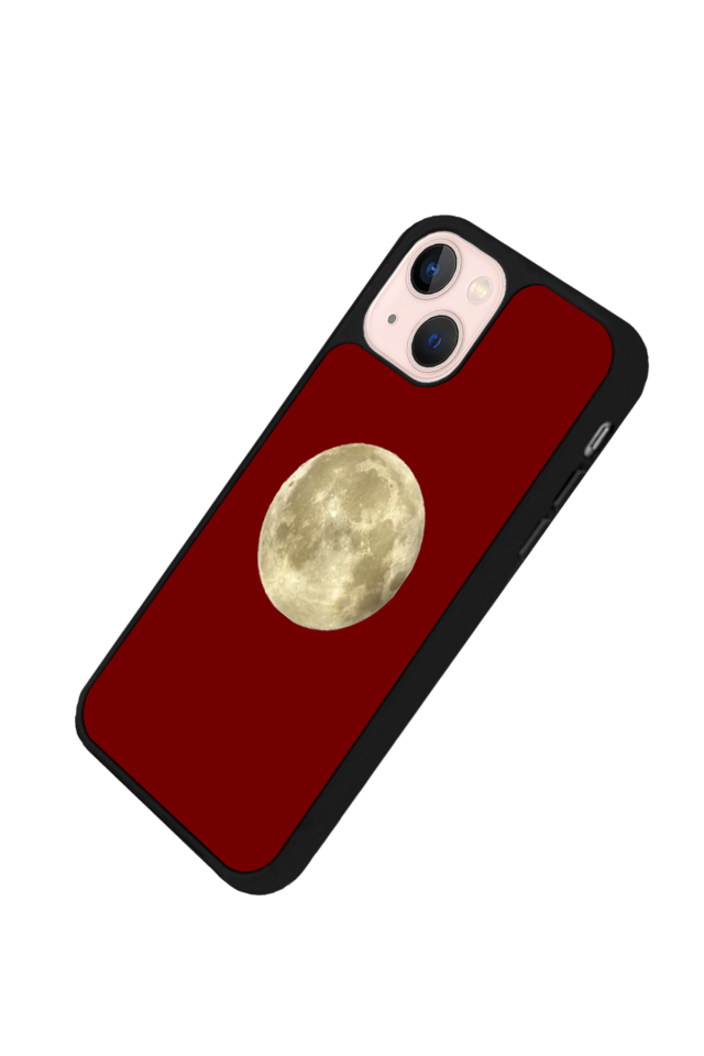 iPhone 13 Mini Uyumlu Kirmizi Tasarımlı Glossy Premium Kılıf