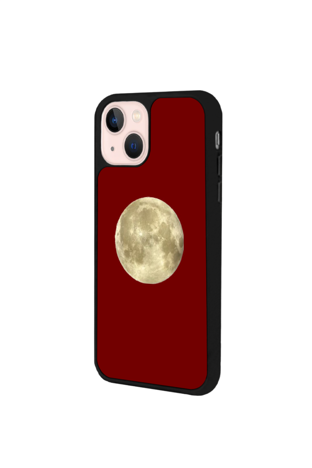 iPhone 13 Mini Uyumlu Kirmizi Tasarımlı Glossy Premium Kılıf