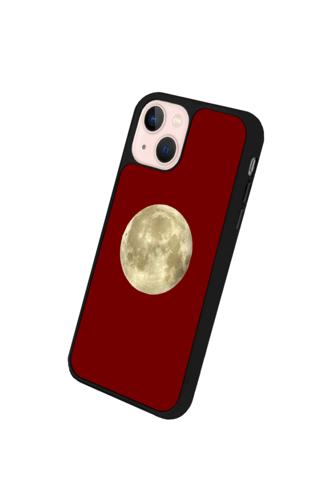 iPhone 13 Mini Uyumlu Kirmizi Tasarımlı Glossy Premium Kılıf