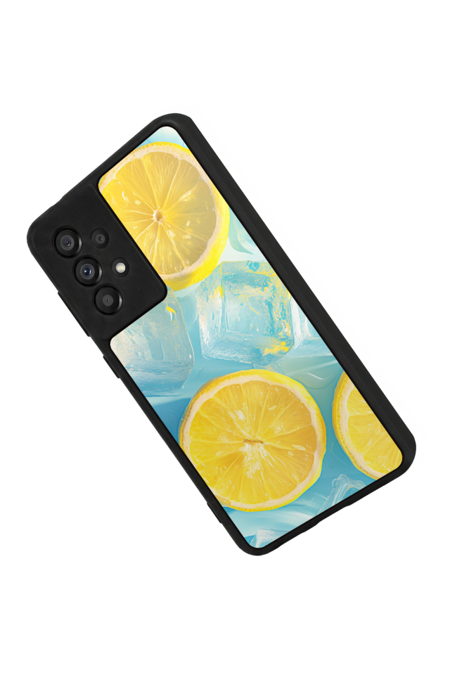 Samsung Galaxy A73 Uyumlu Limon Tasarımlı Glossy Premium Kılıf