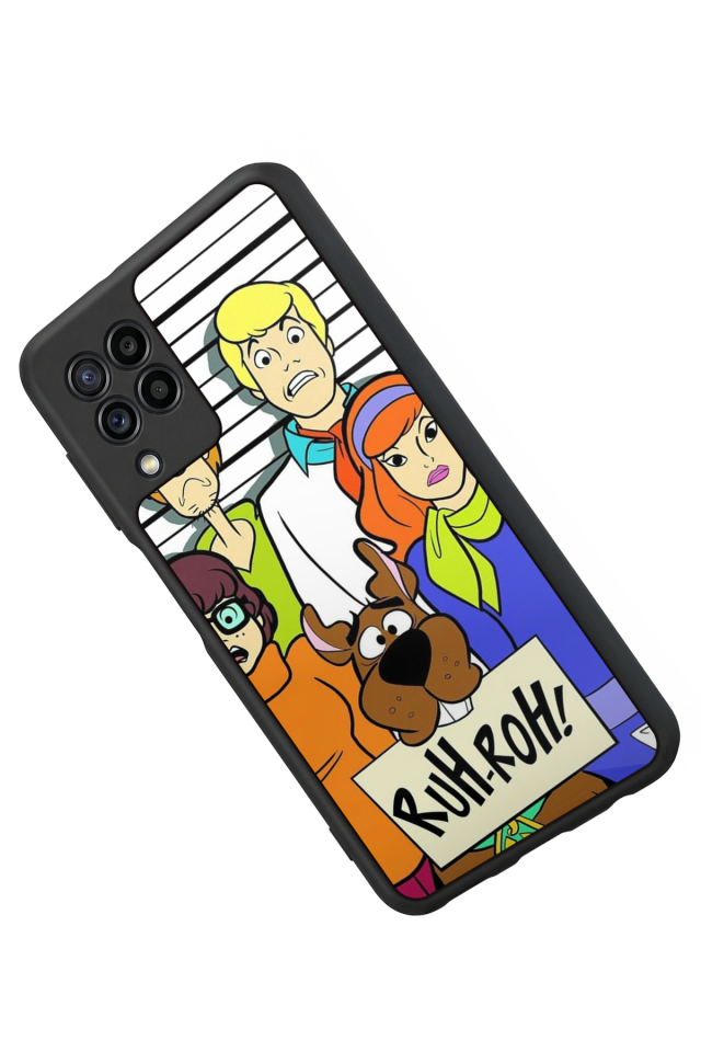 Samsung Galaxy M32 Uyumlu Scooby Doo Tasarımlı Glossy Premium Kılıf