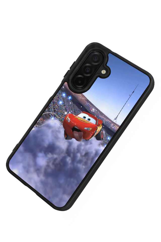 Samsung Galaxy A56 Uyumlu Şimsek McQueen Tasarımlı Glossy Premium Kılıf