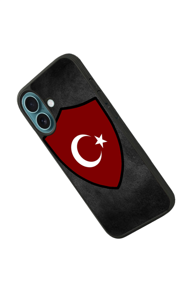 iPhone 16 Uyumlu Türk Bayragi Tasarımlı Glossy Premium Kılıf