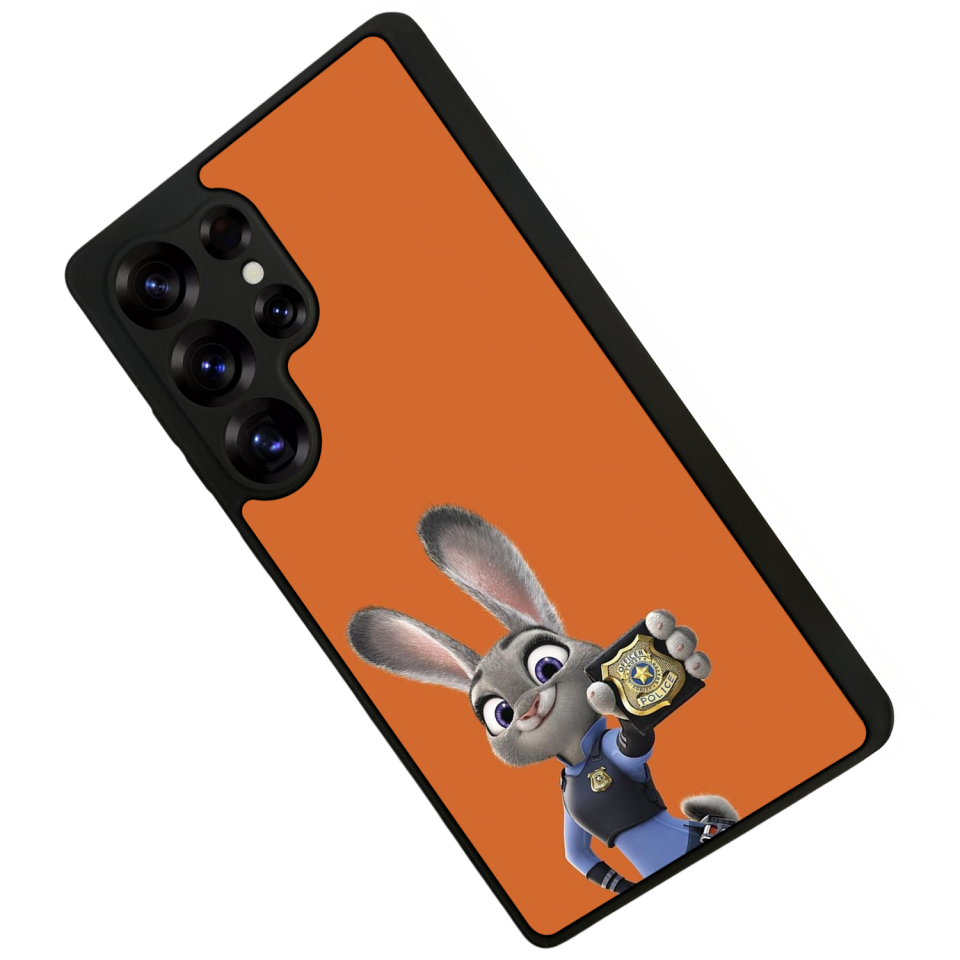 Samsung Galaxy S25 Ultra Uyumlu Zootropolis Tasarımlı Glossy Premium Kılıf