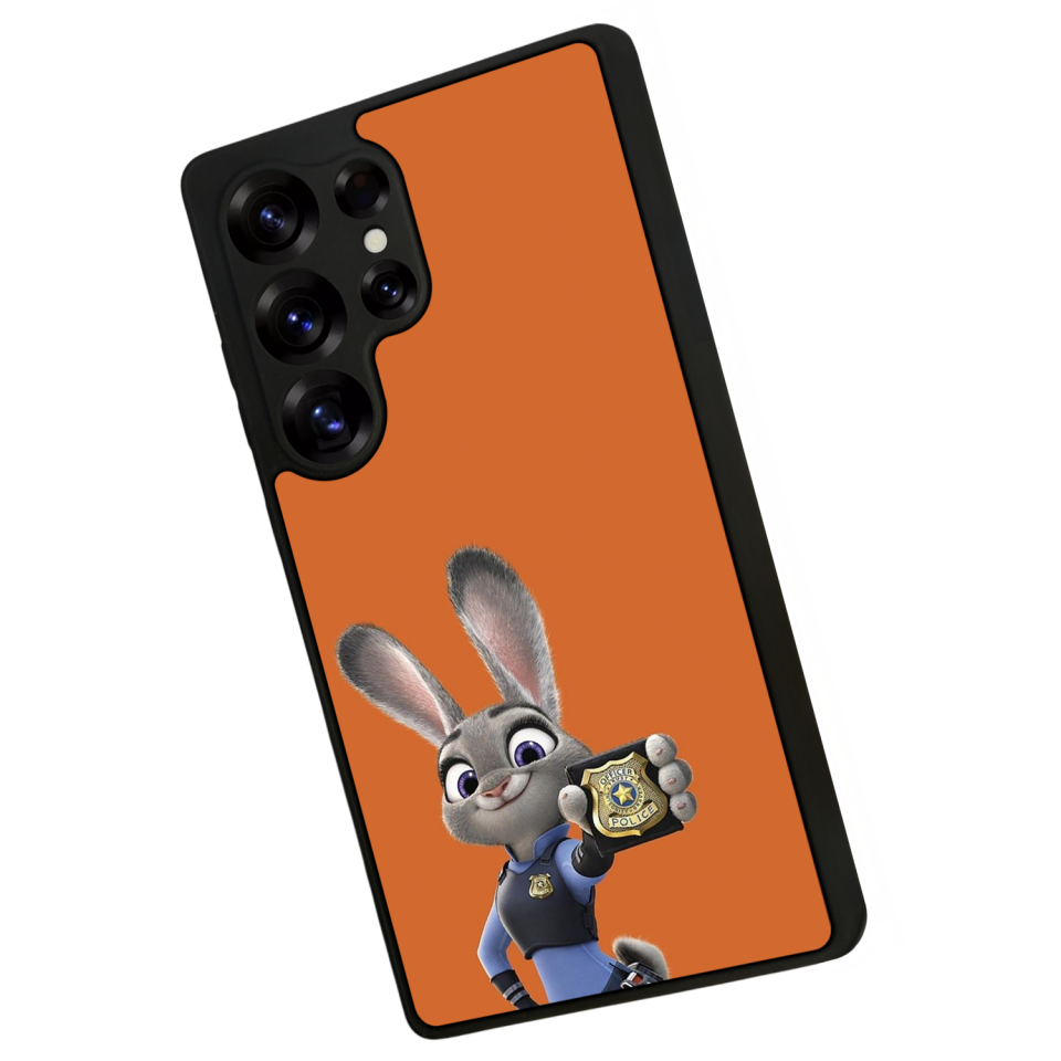 Samsung Galaxy S25 Ultra Uyumlu Zootropolis Tasarımlı Glossy Premium Kılıf