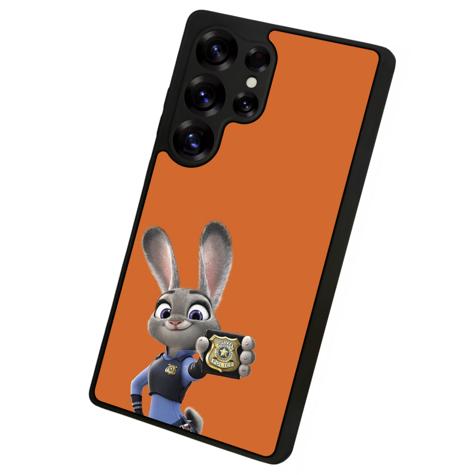 Samsung Galaxy S25 Ultra Uyumlu Zootropolis Tasarımlı Glossy Premium Kılıf