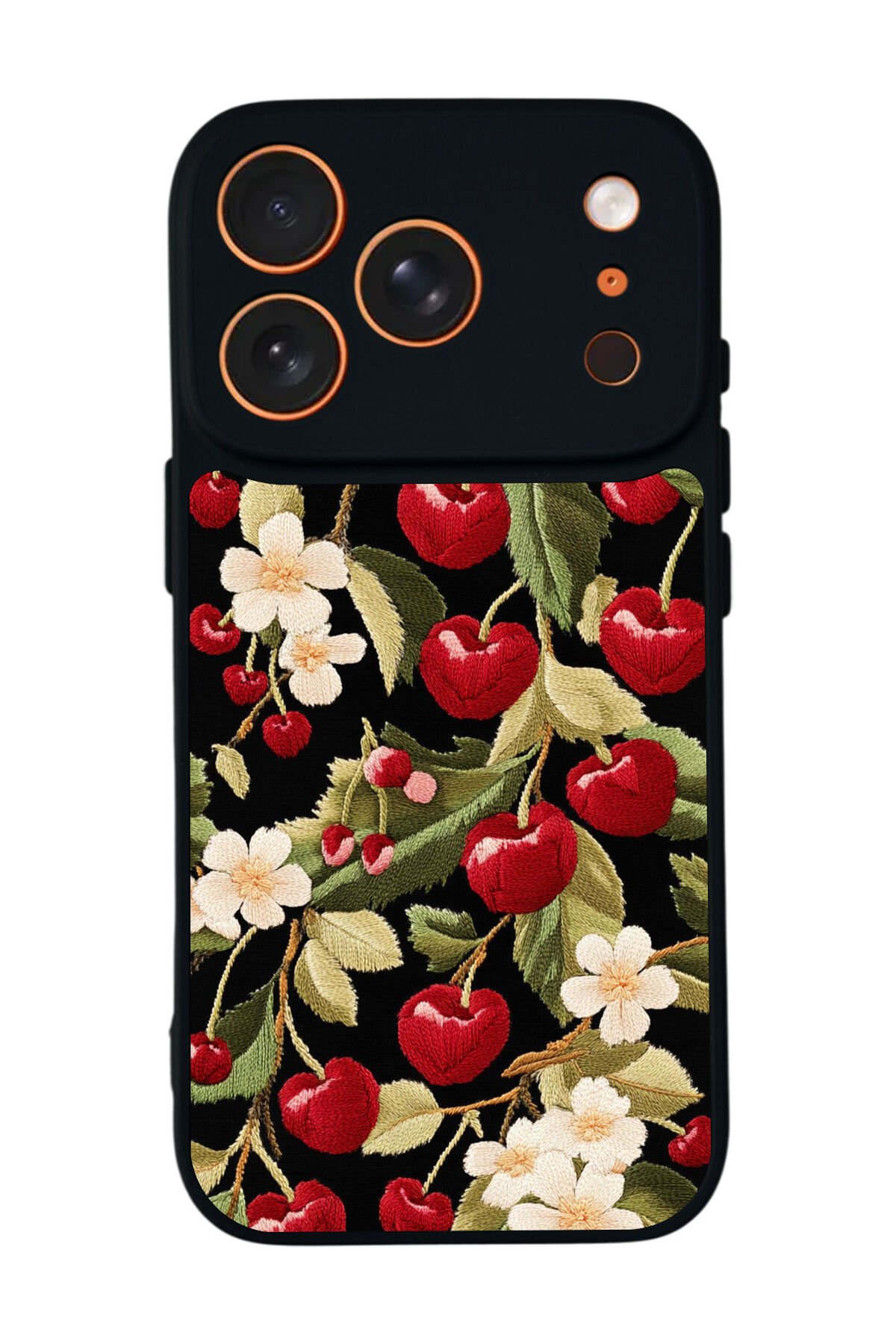 iPhone 17 Pro Uyumlu Floral Tasarımlı Glossy Premium Kılıf