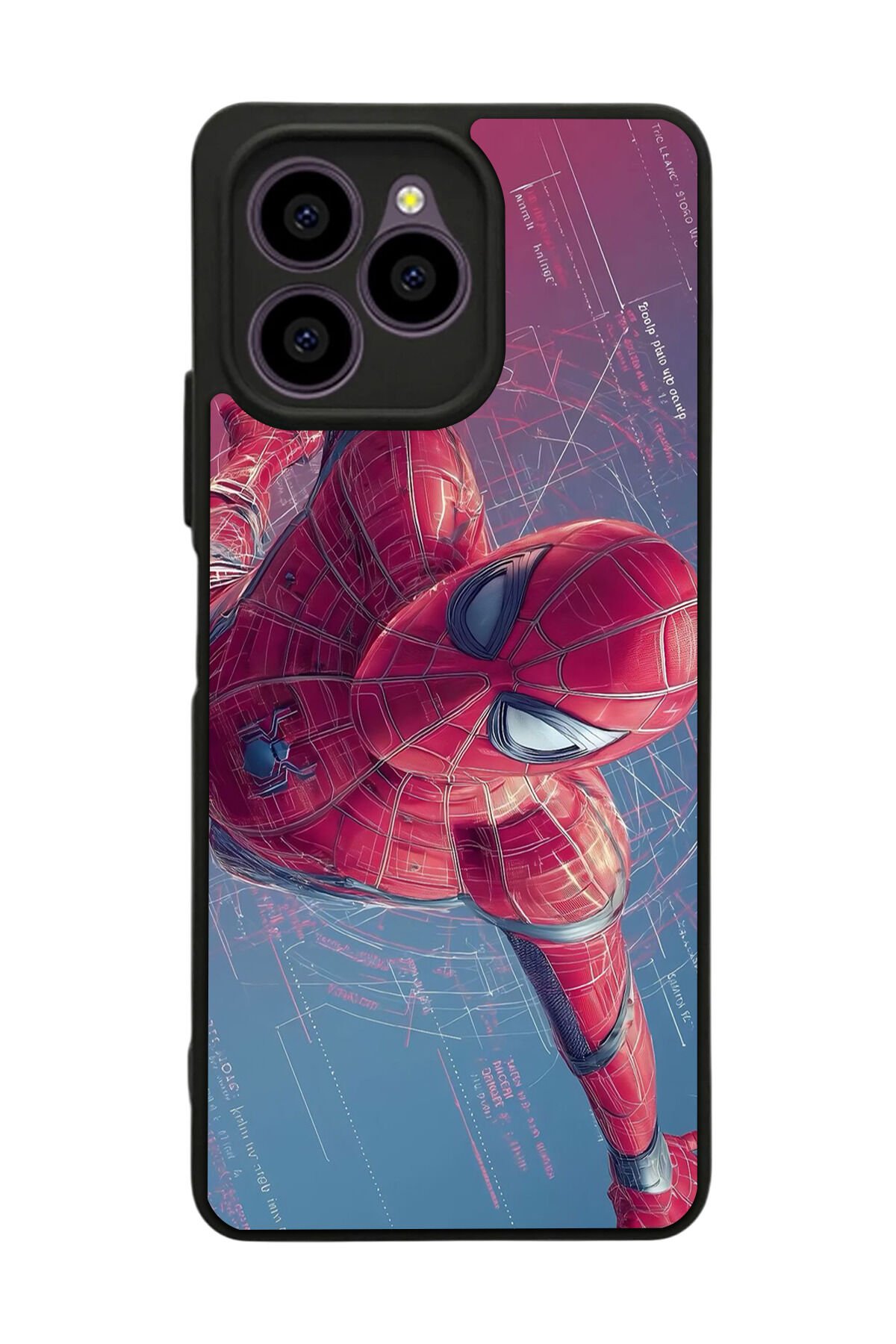 Omix X6 Uyumlu Spider Man ( Örümcek Adam ) Tasarımlı Glossy Premium Kılıf