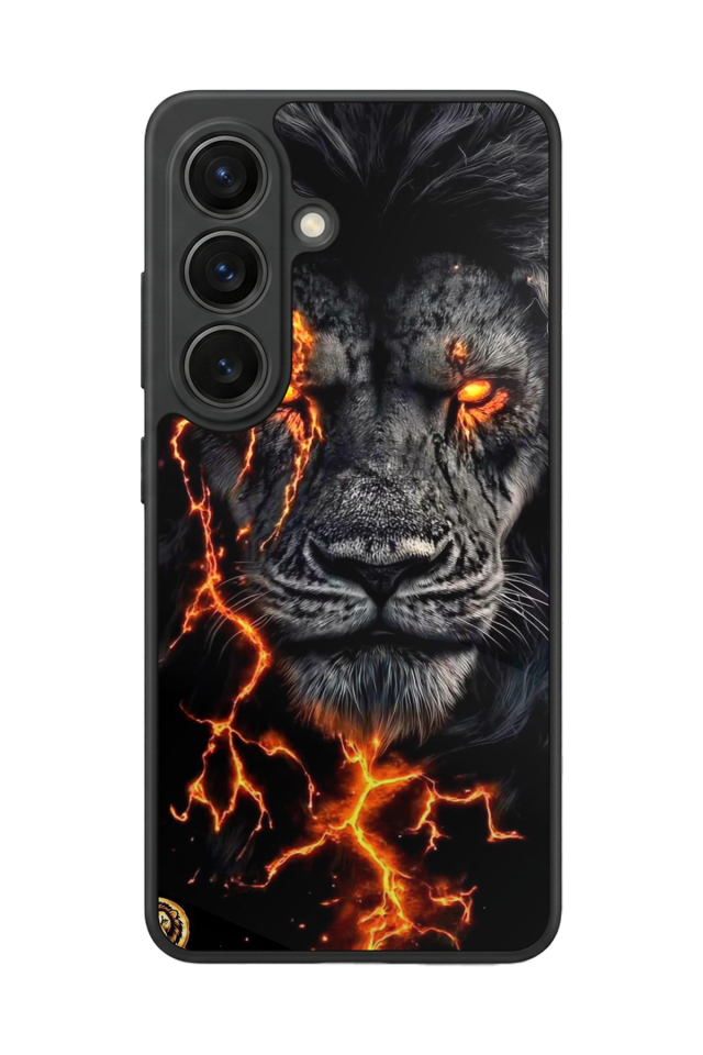 Samsung Galaxy S26 Uyumlu Aslan Tasarımlı Glossy Premium Kılıf