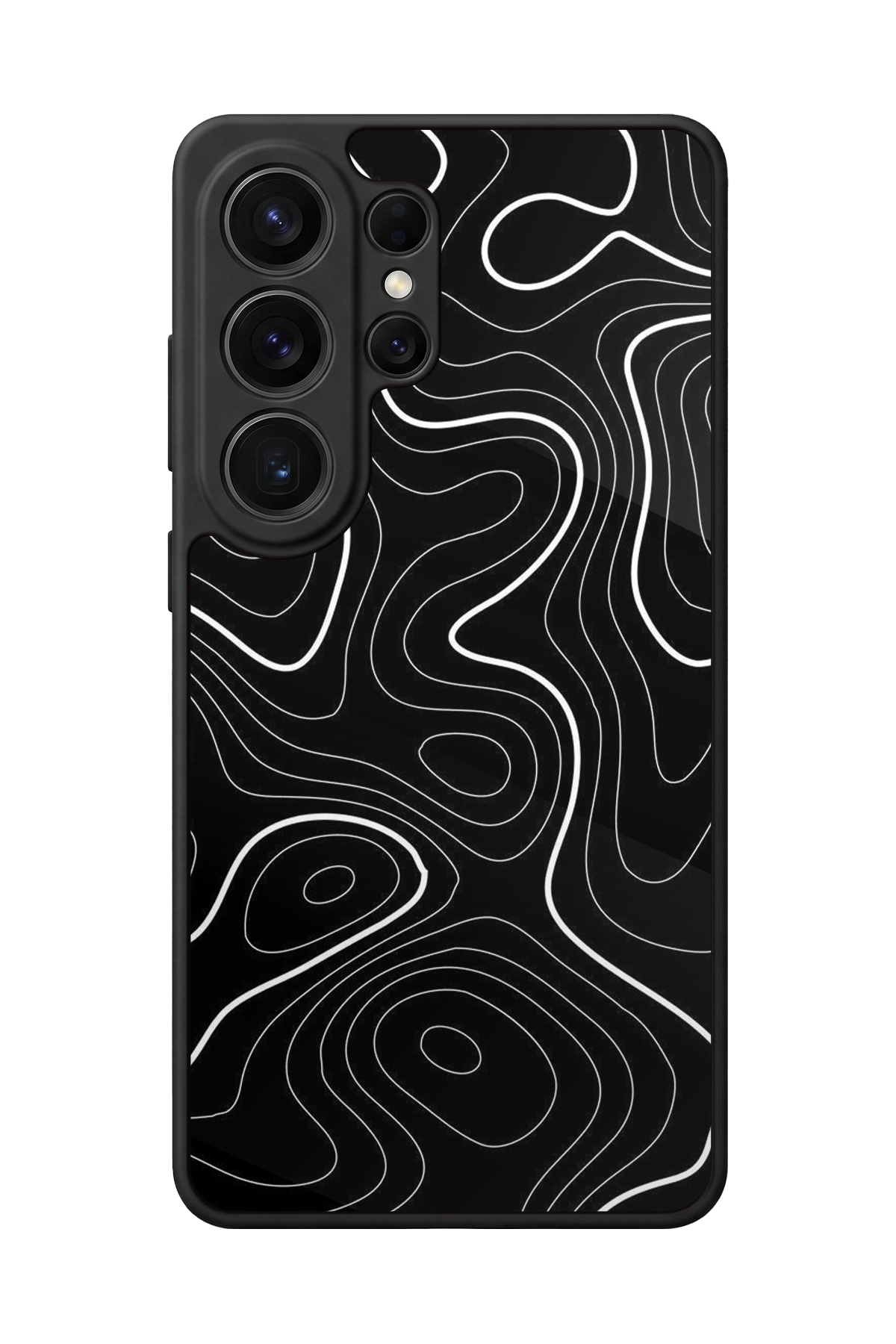 Samsung Galaxy S26 Ultra Uyumlu Çizgi Sanatı Tasarımlı Glossy Premium Kılıf