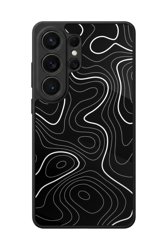 Samsung Galaxy S26 Ultra Uyumlu Çizgi Sanatı Tasarımlı Glossy Premium Kılıf