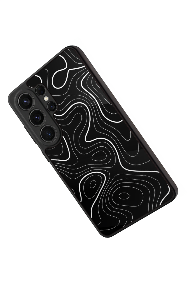 Samsung Galaxy S26 Ultra Uyumlu Çizgi Sanatı Tasarımlı Glossy Premium Kılıf