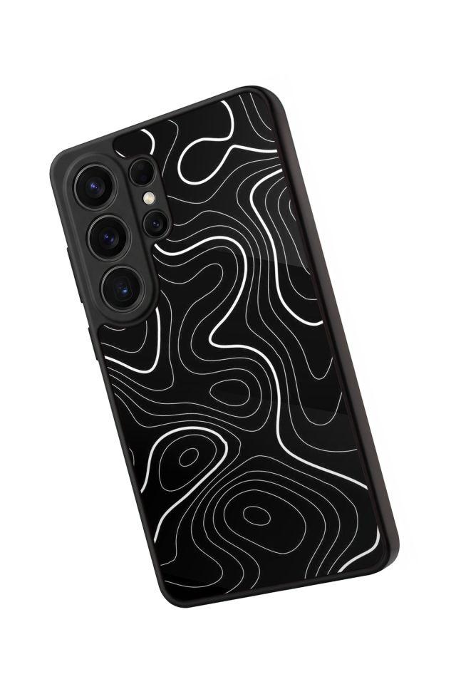 Samsung Galaxy S26 Ultra Uyumlu Çizgi Sanatı Tasarımlı Glossy Premium Kılıf