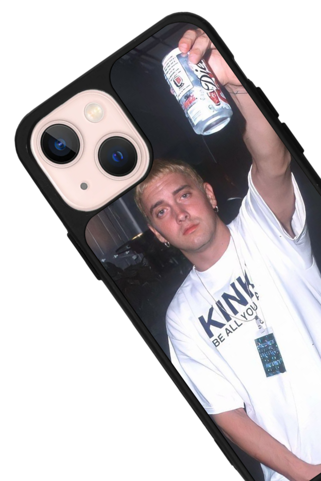 iPhone 15 Uyumlu Eminem Tasarımlı Glossy Premium Kılıf
