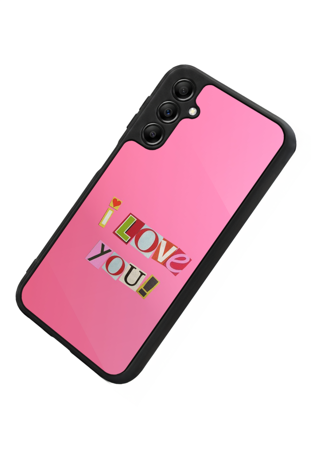 Samsung Galaxy A14 Uyumlu Kalp Love Tasarımlı Glossy Premium Kılıf