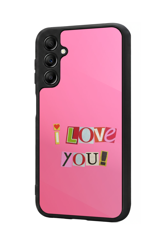 Samsung Galaxy A14 Uyumlu Kalp Love Tasarımlı Glossy Premium Kılıf