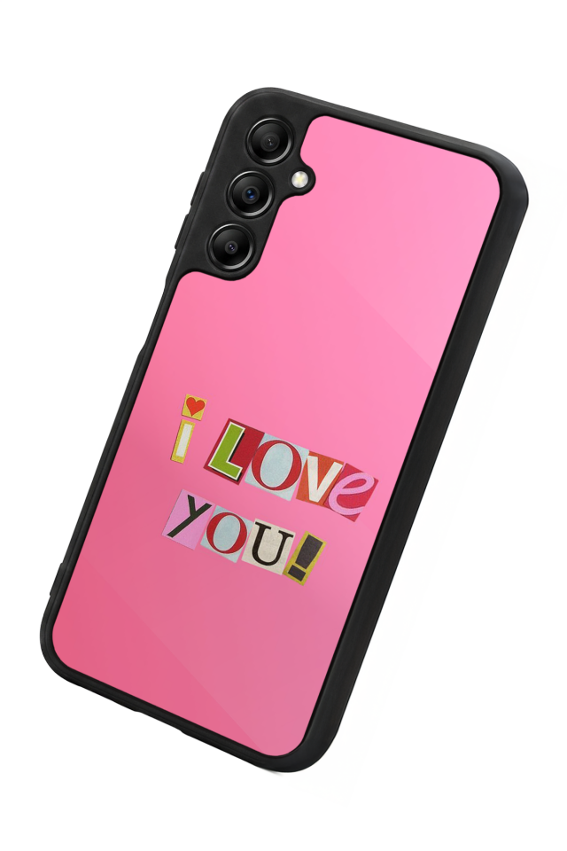 Samsung Galaxy A14 Uyumlu Kalp Love Tasarımlı Glossy Premium Kılıf
