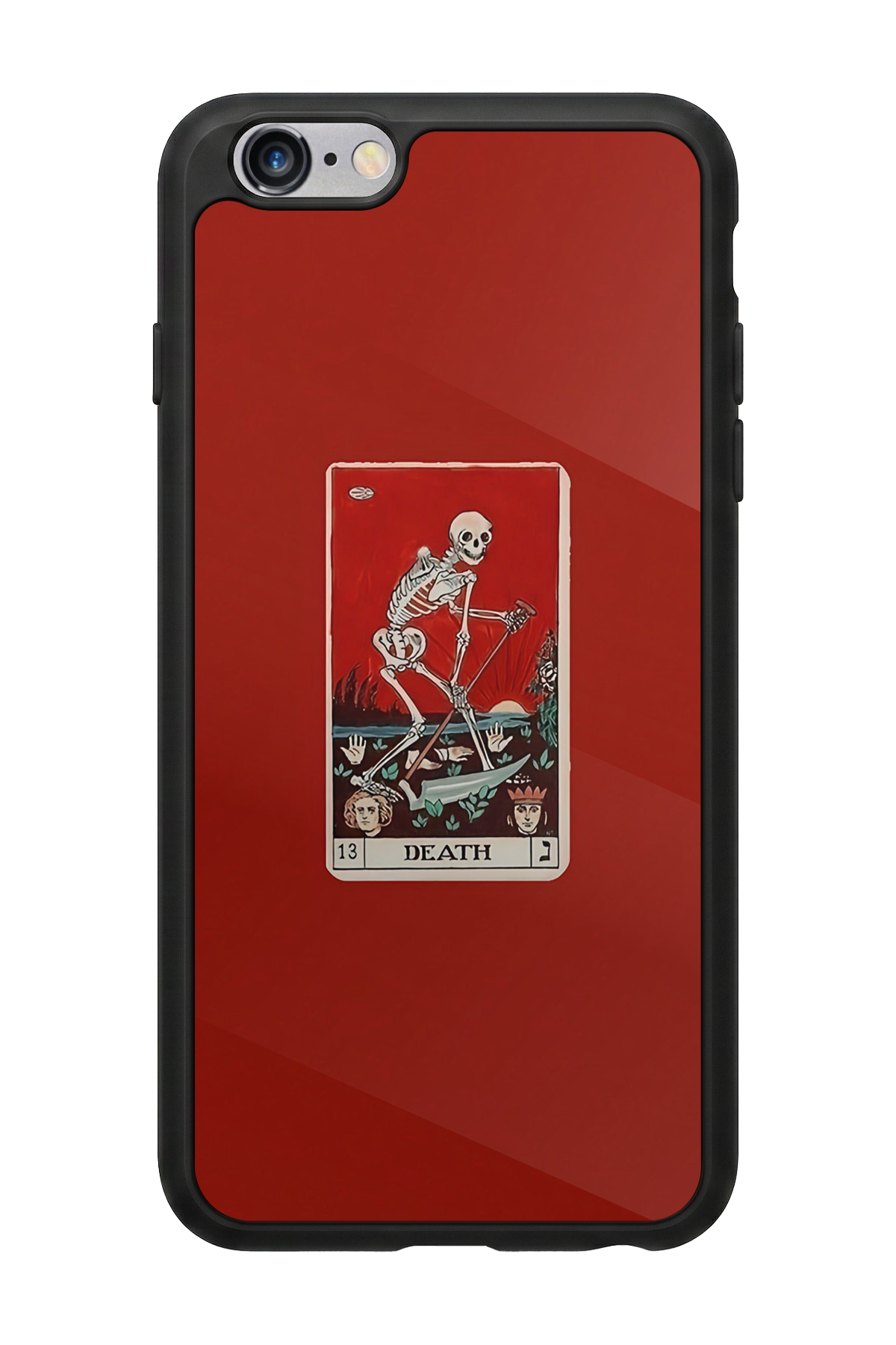 iPhone 6 Plus Uyumlu Kirmizi Tasarımlı Glossy Premium Kılıf