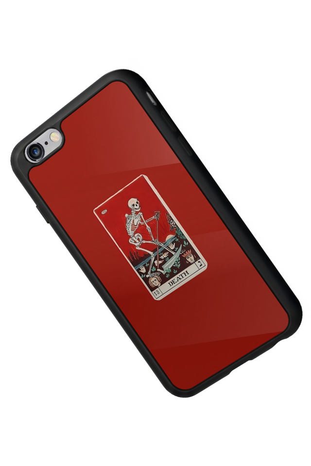 iPhone 6 Plus Uyumlu Kirmizi Tasarımlı Glossy Premium Kılıf