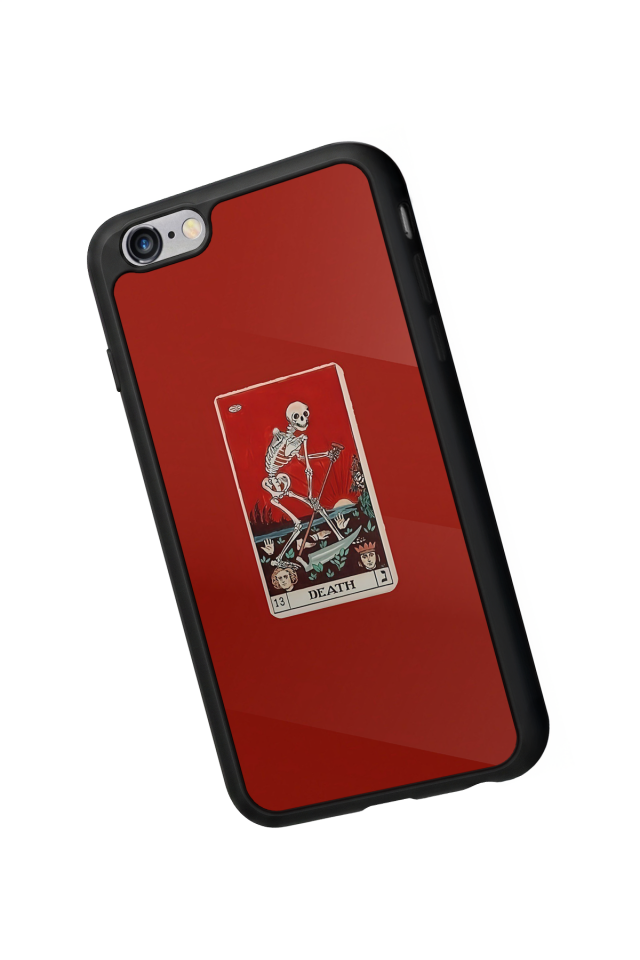 iPhone 6 Plus Uyumlu Kirmizi Tasarımlı Glossy Premium Kılıf