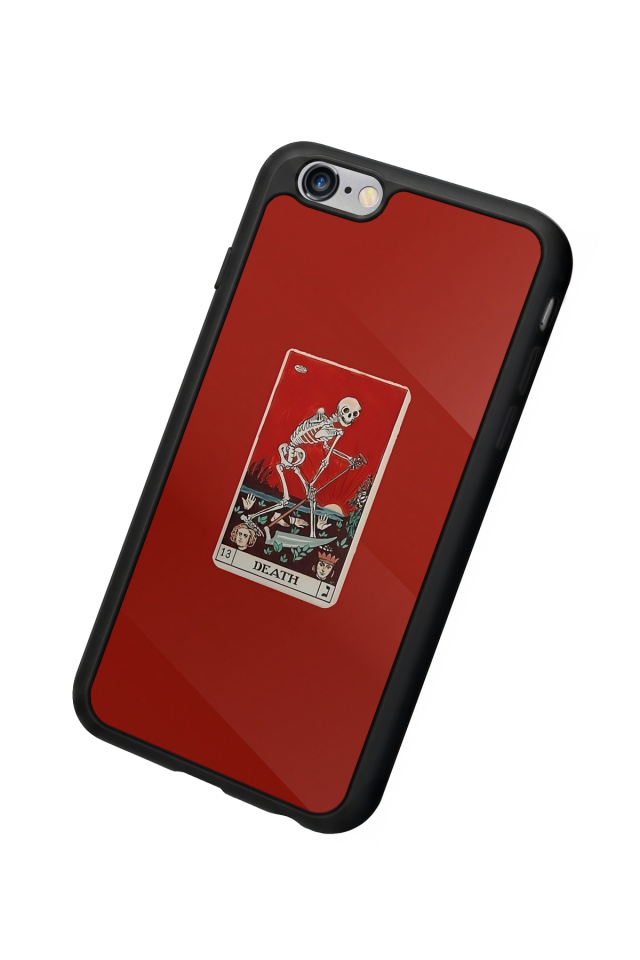 iPhone 6 Plus Uyumlu Kirmizi Tasarımlı Glossy Premium Kılıf