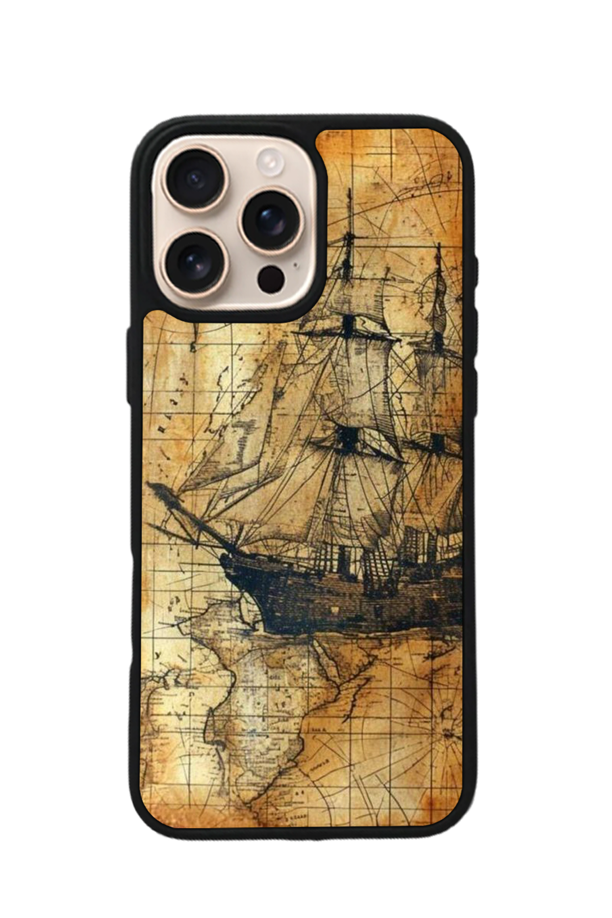 iPhone 16 Pro Max Uyumlu Korsan Tasarımlı Glossy Premium Kılıf