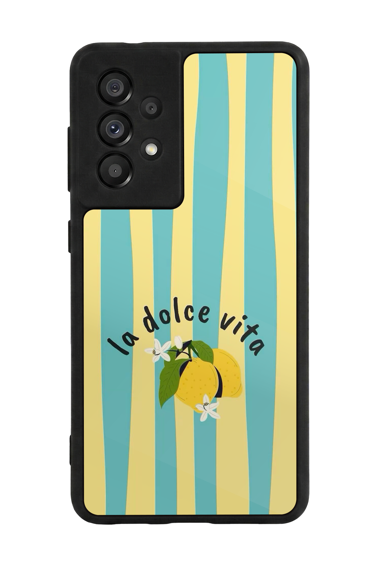 Samsung Galaxy A73 Uyumlu Limon Tasarımlı Glossy Premium Kılıf