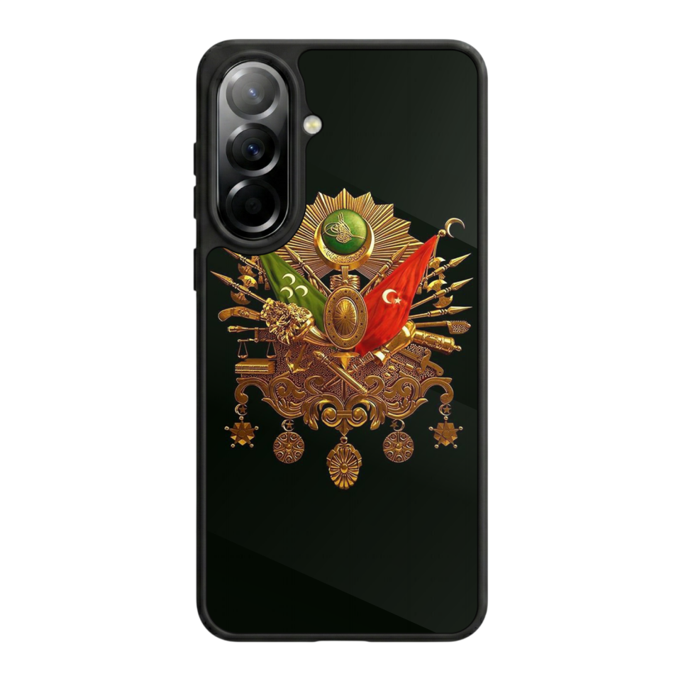 Samsung Galaxy A57 Uyumlu Osmanli Tugrasi Tasarımlı Glossy Premium Kılıf