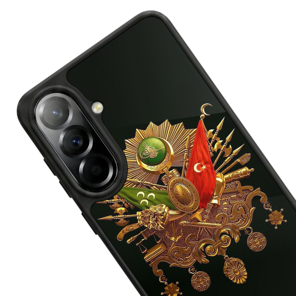 Samsung Galaxy A57 Uyumlu Osmanli Tugrasi Tasarımlı Glossy Premium Kılıf