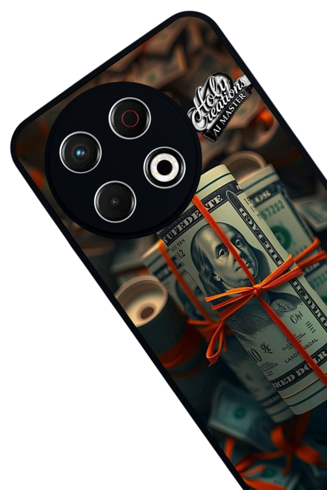 Tecno Spark 30 Pro Uyumlu Para Tasarımlı Glossy Premium Kılıf