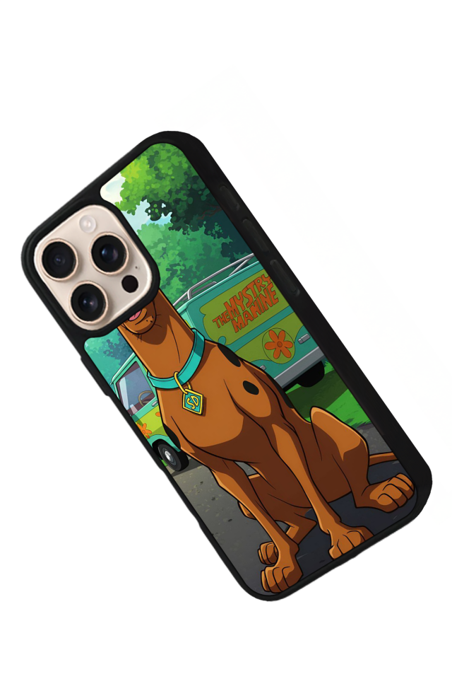iPhone 16 Pro Uyumlu Scooby Doo Tasarımlı Glossy Premium Kılıf