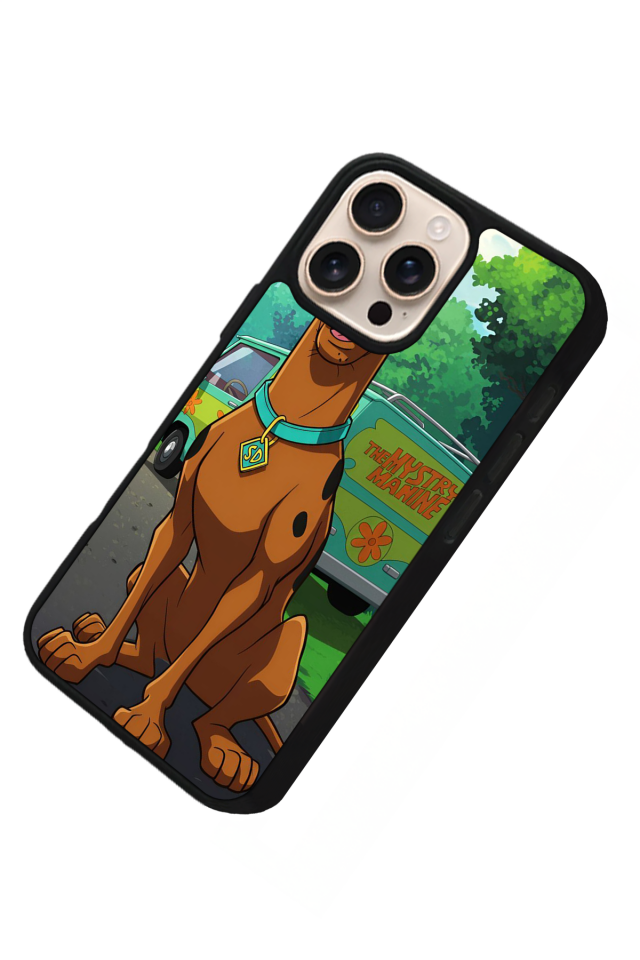 iPhone 16 Pro Uyumlu Scooby Doo Tasarımlı Glossy Premium Kılıf