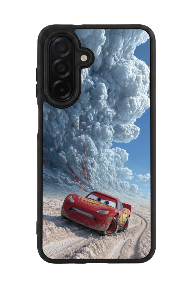Samsung Galaxy A56 Uyumlu Şimsek McQueen Tasarımlı Glossy Premium Kılıf