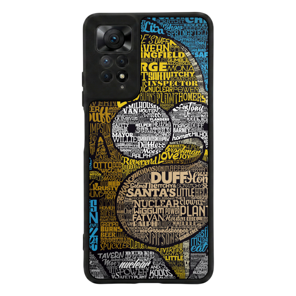 Xiaomi Redmi Note 11 Pro Uyumlu The Simpsons Tasarımlı Glossy Premium Kılıf