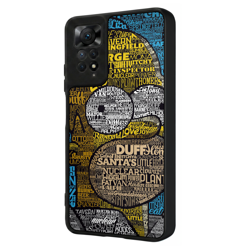 Xiaomi Redmi Note 11 Pro Uyumlu The Simpsons Tasarımlı Glossy Premium Kılıf