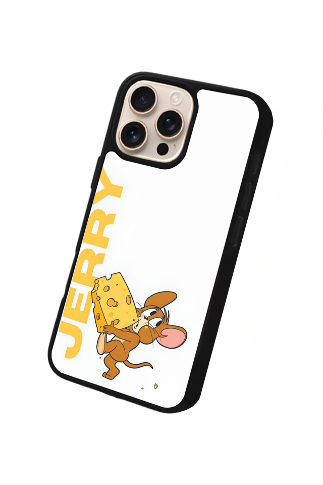 iPhone 15 Pro Max Uyumlu Tom And Jerry Tasarımlı Glossy Premium Kılıf