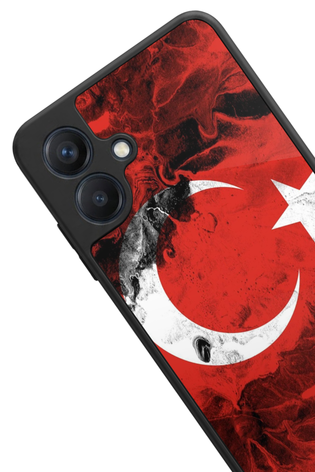 Samsung Galaxy A07 Uyumlu Türk Bayragi Tasarımlı Glossy Premium Kılıf
