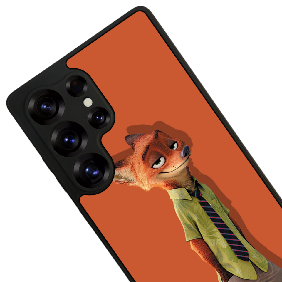 Samsung Galaxy S25 Ultra Uyumlu Zootropolis Tasarımlı Glossy Premium Kılıf