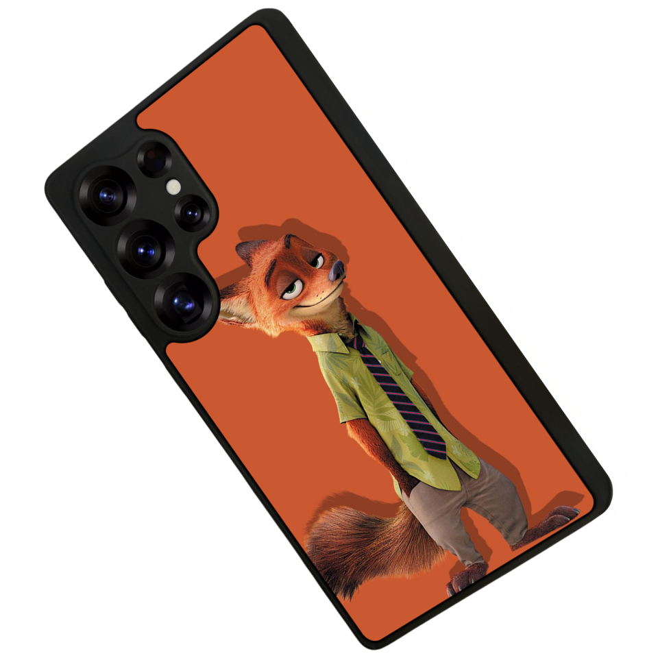 Samsung Galaxy S25 Ultra Uyumlu Zootropolis Tasarımlı Glossy Premium Kılıf