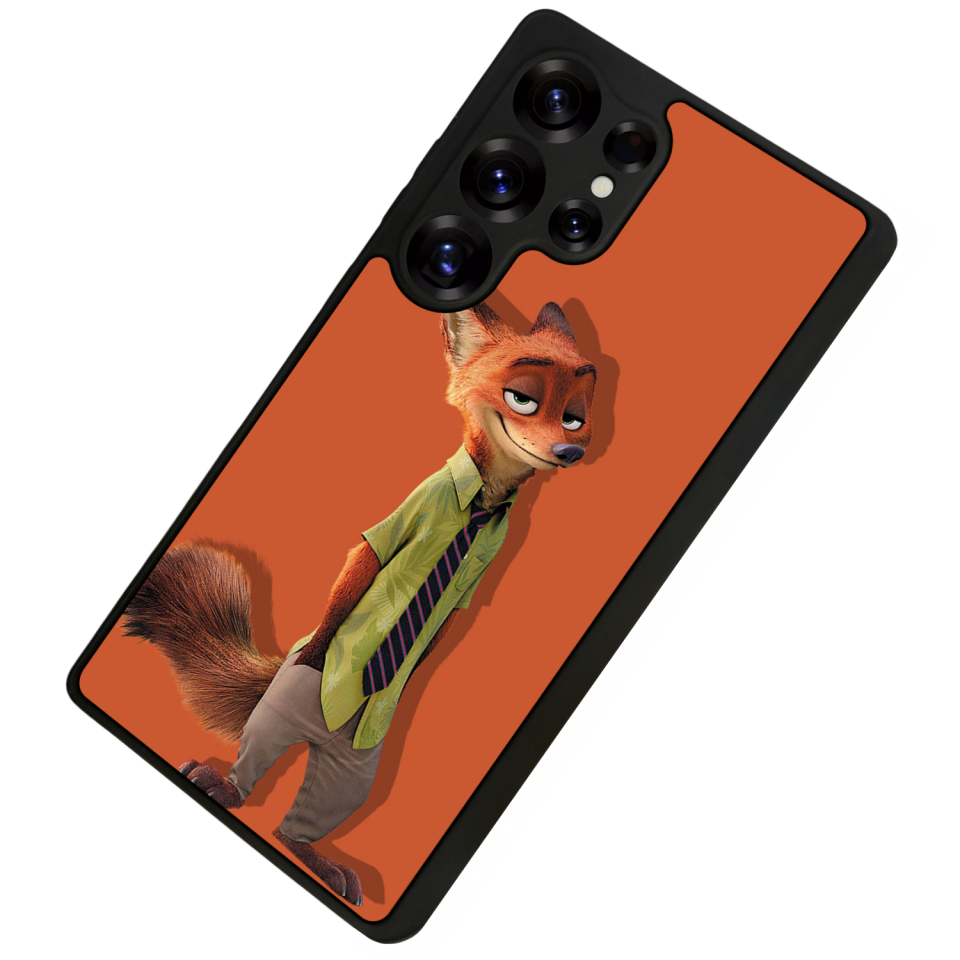 Samsung Galaxy S25 Ultra Uyumlu Zootropolis Tasarımlı Glossy Premium Kılıf