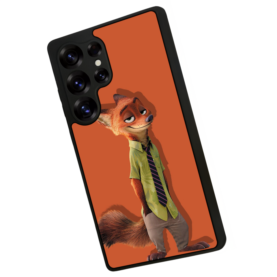 Samsung Galaxy S25 Ultra Uyumlu Zootropolis Tasarımlı Glossy Premium Kılıf