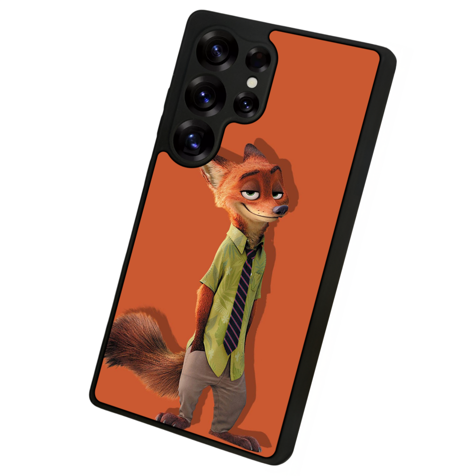 Samsung Galaxy S25 Ultra Uyumlu Zootropolis Tasarımlı Glossy Premium Kılıf