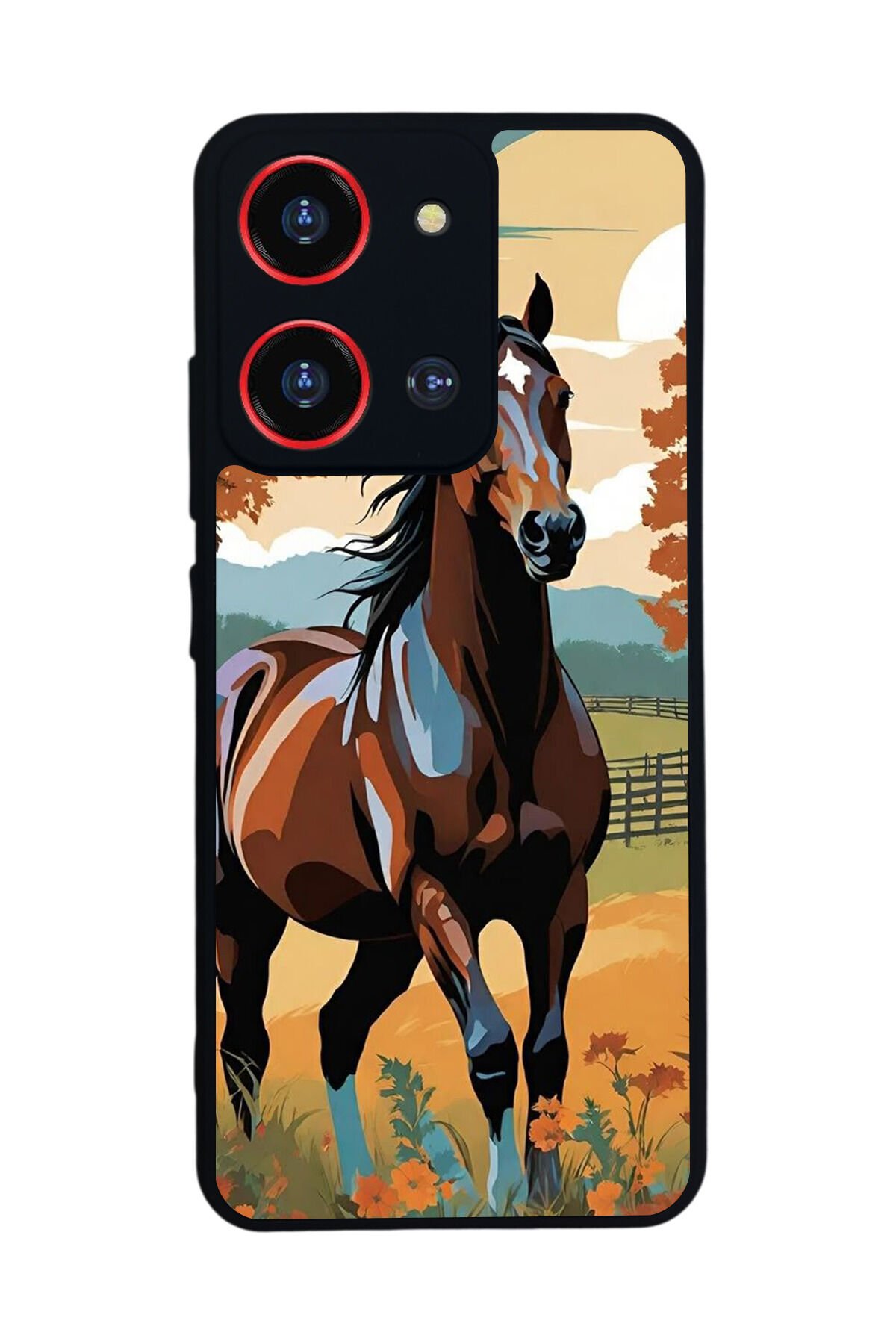 Reeder S19 Max Pro S 108MP Uyumlu At Horse Tasarımlı Glossy Premium Kılıf